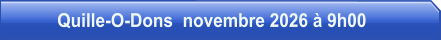 Quille-O-Dons  novembre 2026 à 9h00
